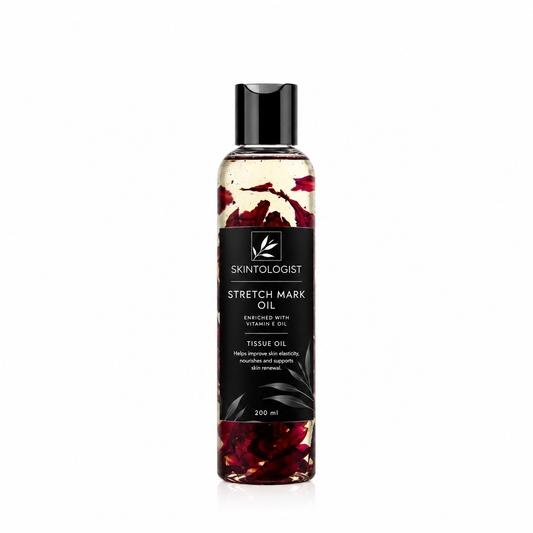 Stretch mark oil enriched with vitamin e oil / Tissue oil